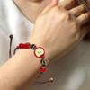 Fashionable Ceramic Apples Wristband Braiding Bracelet Unique Charm Bracelet Artistic Wrist Accessories for Any Occasion