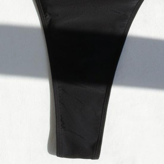 Women Sexy Monokini V-Neck Sleeveless Swimsuit Backless Design Figure-Enhancing Fit One-piece Bikini