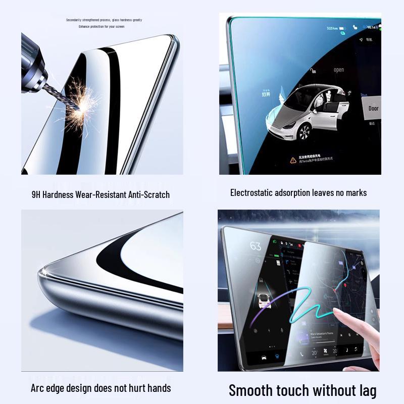High-Definition Tempered Protective Film for BYD Song Plus/EV Navigation Screen