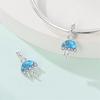 100%Stering Copper Ocean Series Charms Beads Fish Lobster Crab Starfish Pendant Fit Original Bracelet Diy For Women Jewelry