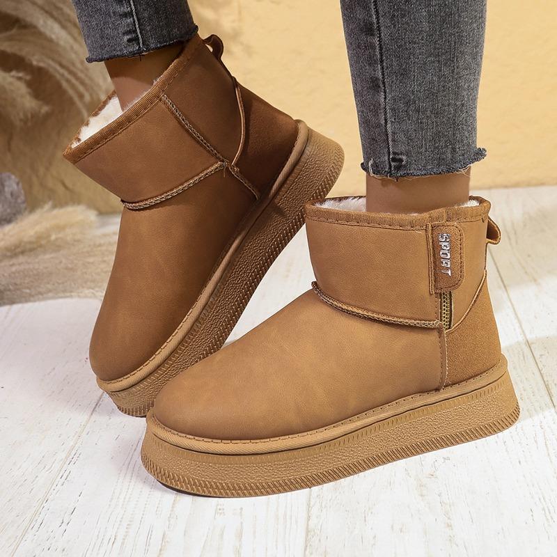 

New Winter Model Thick-soled Warm Snow Boots Plus Velvet Sexy Cotton Shoes Comfortable Casual Women Boots 41 малиновый