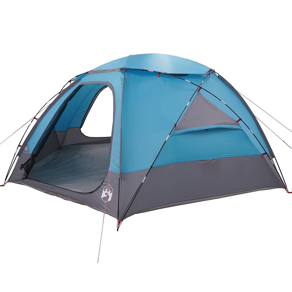 Dome Tent with Removable Rain Fly Blue 8 Person