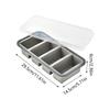 Silicone Freezer Trays with Lid Heat Resistant Easy Release Soup Freezer Containers for Sauce Broth Rice Liquid Leftover Butter