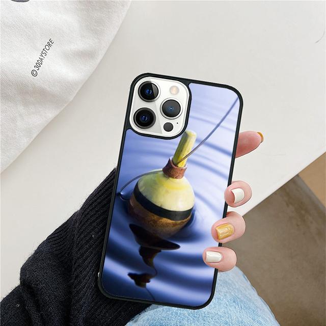 Fishing Rod Phone Case For iPhone 17 Air 15 16 Cover 11 13 14 Pro Max 12 Plus Max Fundas