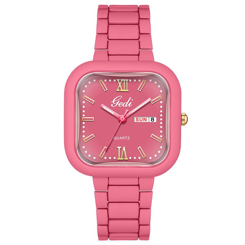 Gedi Fashion Female Watch With Calendar Function Waterproof Quartz For Office And Daily Wear