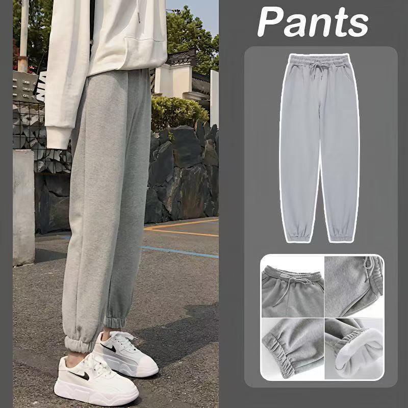 

Women s High-Waisted Fleece-Lined Harem Pants: Thick, Slimming, Casual, Cuffed, and Versatile for Autumn and Winter. XL for 120-135 lbs with Deep Pockets