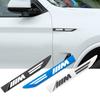 2PCS Side Wing Badge Emblem Fender Sport Car Sticker For BMW M Power Performance M3 M5 X1 X3 X5 X6 E46 E39 E36 E60 E90