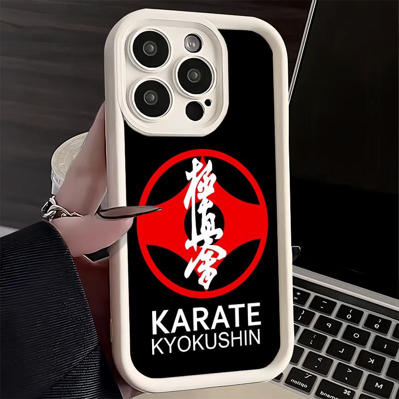 Phone Case for iPhone 17 Air 16E 15 16 Pro Max Karate Oyama Kyokushin Cover 14 Plus 13 12 Mini Soft Shell Silicone Fundas