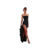 Spring Sweet & Spicy Style Irregular Strapless Collarless Dress Elegant Women's Casual Dress