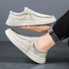 Men's Casual Shoes Lightweight Loafers Soft Man Canvas Shoes Vulcanized Shoes for Men Driving Flat Shoe Slip-on Outdoor Sneakers