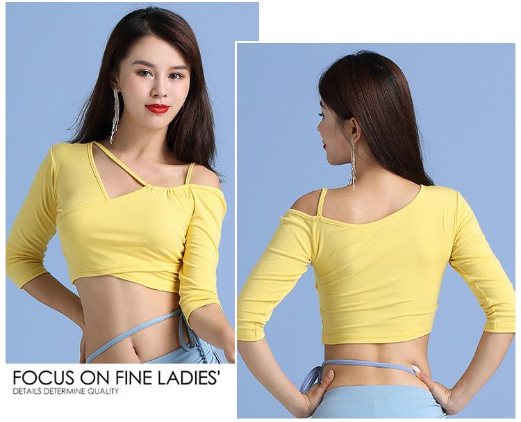 Belly Dance Modal Top: Sexy Oriental Costume for Women, Ideal for Adult Beginners and Training Teams