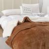 New Double-Layer Thick Lambskin Leisure Blanket for Sofa or Office Nap