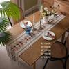Linen Cotton Linen Table Runner Anti-stain Table Cover Table Flag Tablecloth  Dining Table