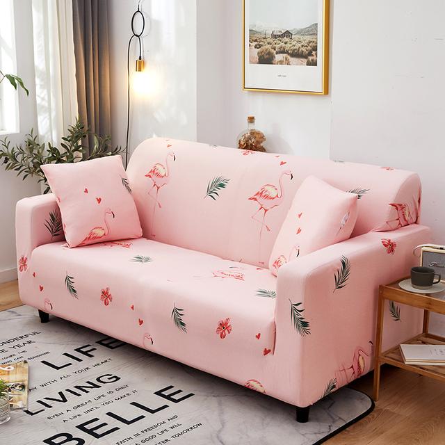 Elastic Sofa Cover For Living Room Non -Slip Stretch Couch Slipcover Couch Cover Sofa Cover Floral Universal Spandex Case for Home