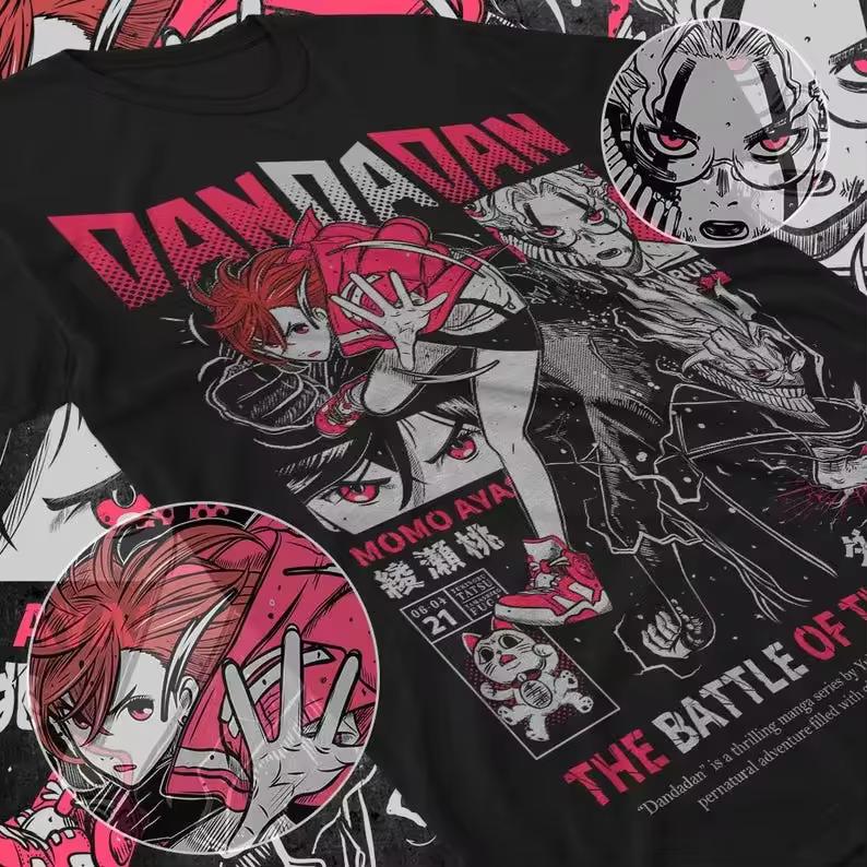 2026 Summer Hot Sale Japanese Anime DandadanT-shirt Men Women Cotton Fashion T-shirt Unique Print Makes You Stand Out Outdoors