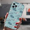 For Iphone 13 11 12 14 Pro Max X Xs Xr Mini 6s 7 8 Plus Xsmax Black Case Cosmic Whale Shark Animal Art Silicone Protective Cover