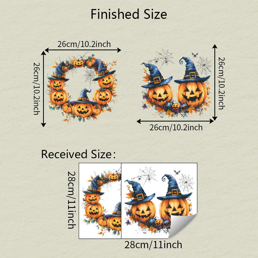 

Хэллоуин Тыква Прачечная Стиральная машина Украшение дома и декор Статические наклейки на окна без клея