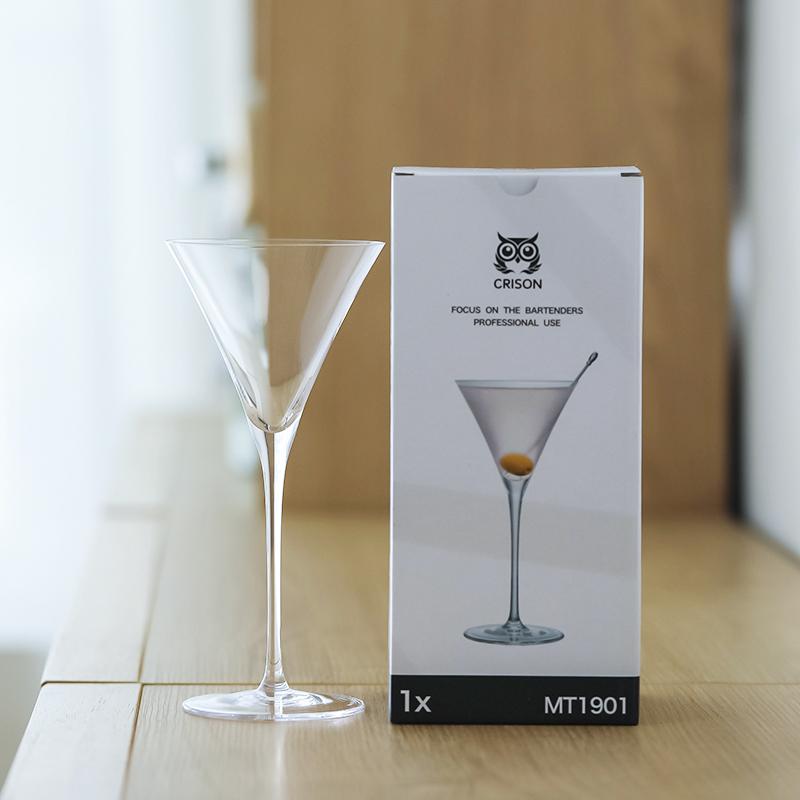 CRISON MT1901 Japanese Style Crystal Glass Martini Cocktail Cup Bartender Supplies Cosmopolitan Manhattan Daiquiri Glass