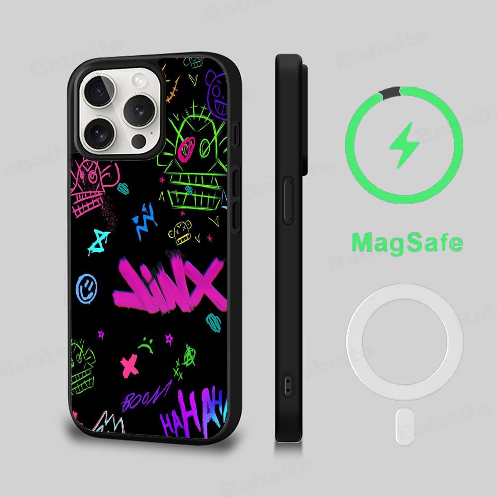 Arcane Phone Case Magnetic Case For IPhone 16 14 13 12 11 15 Pro Max Plus For Magsafe Wireless Charge Cover