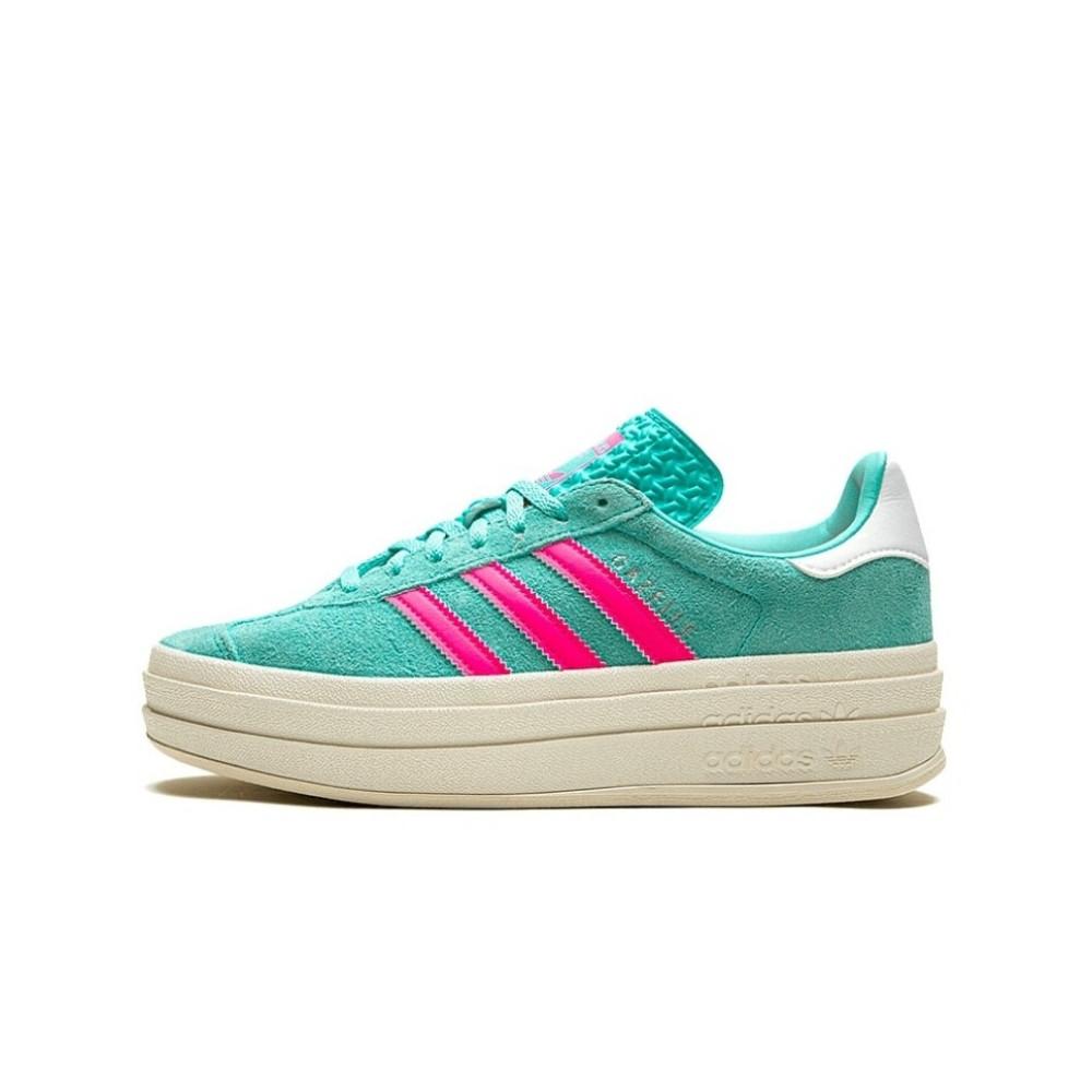 Adidas Gazelle Bold Flash Aqua Lucid Pink