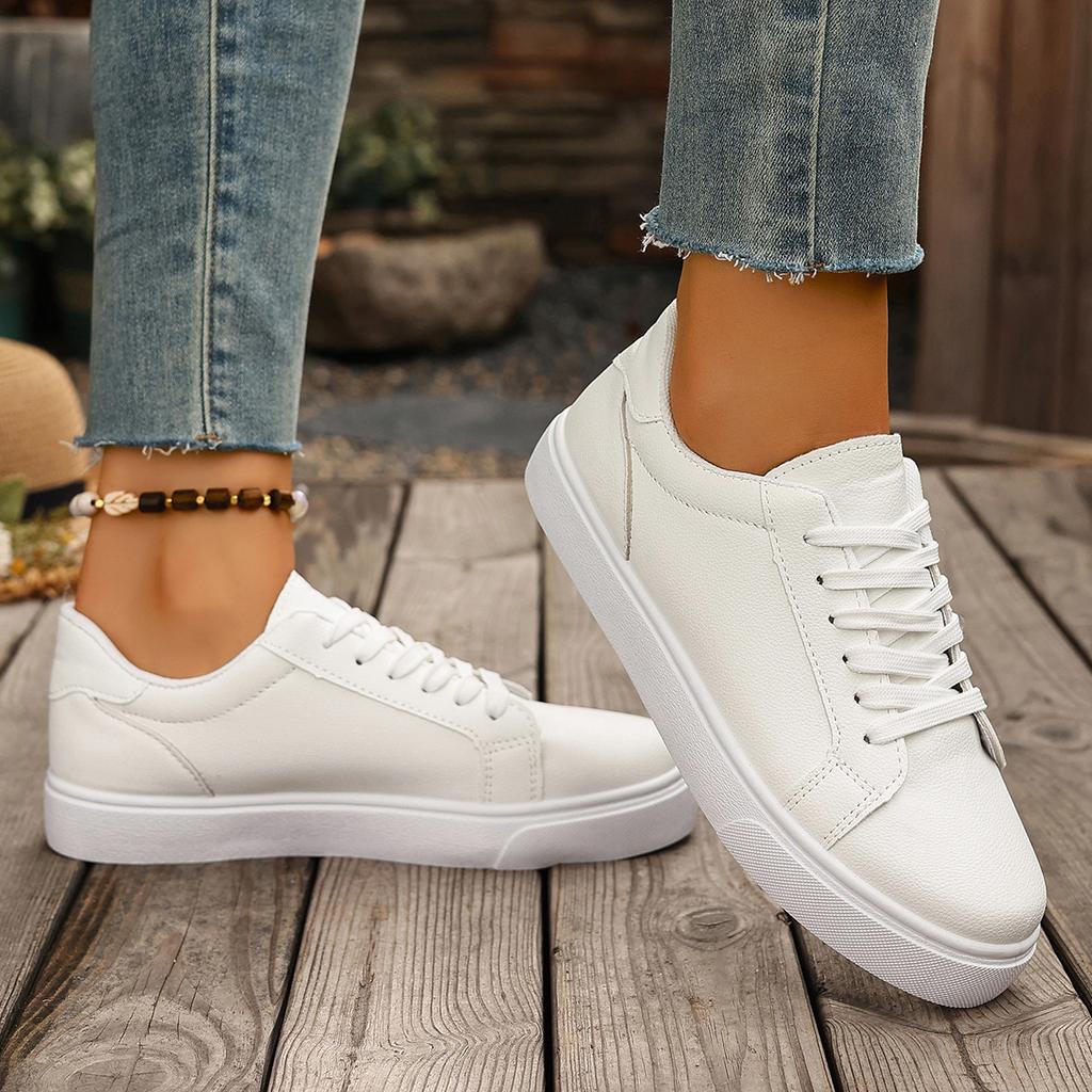 *Spring Autumn New Round Toe Comfortable Casual Sports Shoes Fashionable and Sexy Lace Up Hot Selling Walking Shoes for Women