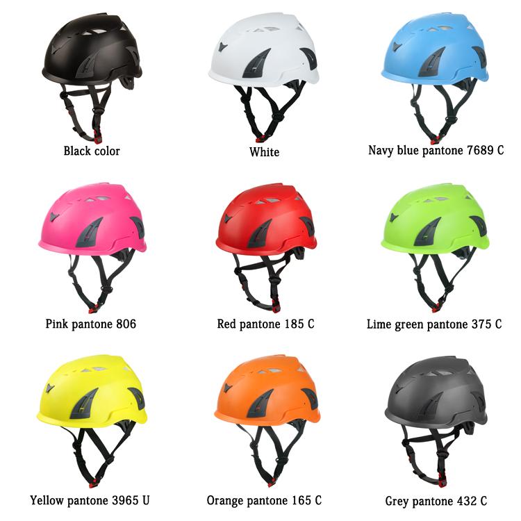 CE EN 12492 Kletterhelm Sicherheitshelm mit Ohrenschützern/Schutzbrille/Visier