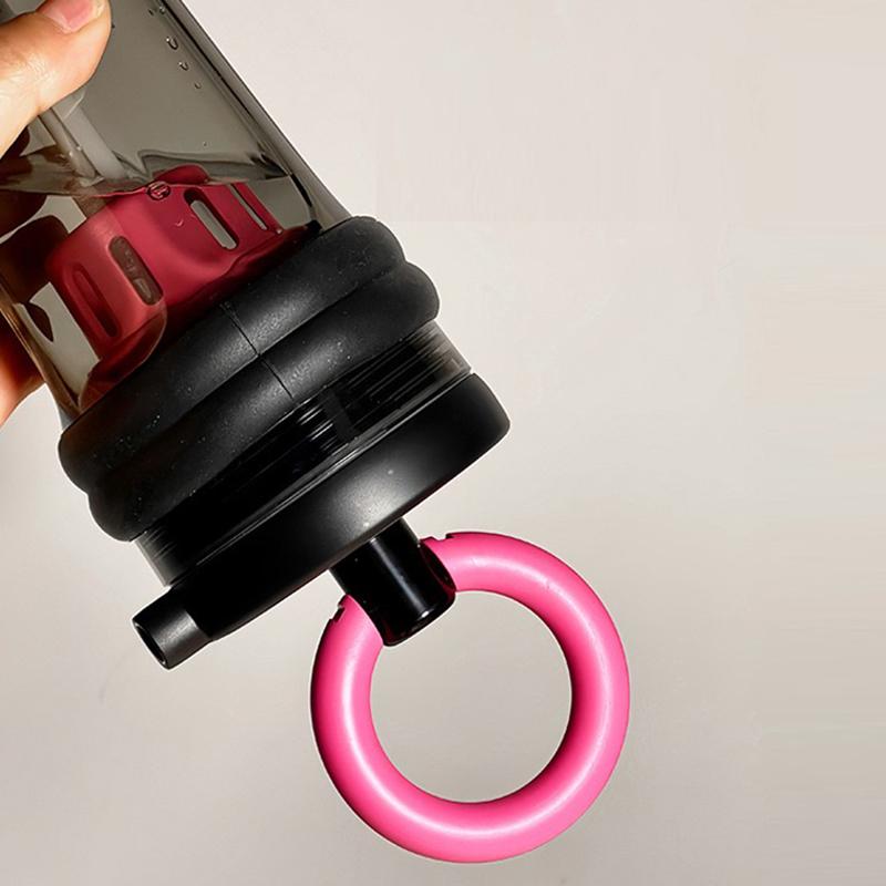 700Ml Summer Cup Milky Tea Cup Cute Wind Belt Straw Water Bottle with Handle Large Capacity Kettle