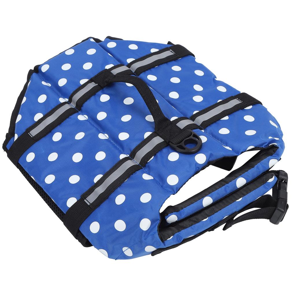 Dog Swimming Safety Vest Pet Adjustable Reflective Life Jackets with High Buoyancy