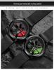 Sanda Men's Fashion Quartz Watch, Mesh Strap, Waterproof, Outdoor Casual, Hollow Wheel Dial.