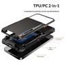 For Samsung Galaxy S26+ Case PC + TPU Dual Layer Back Phone Cover with Card Holder