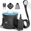 Portable Electric Shower Head Set for Outdoor and Home Use