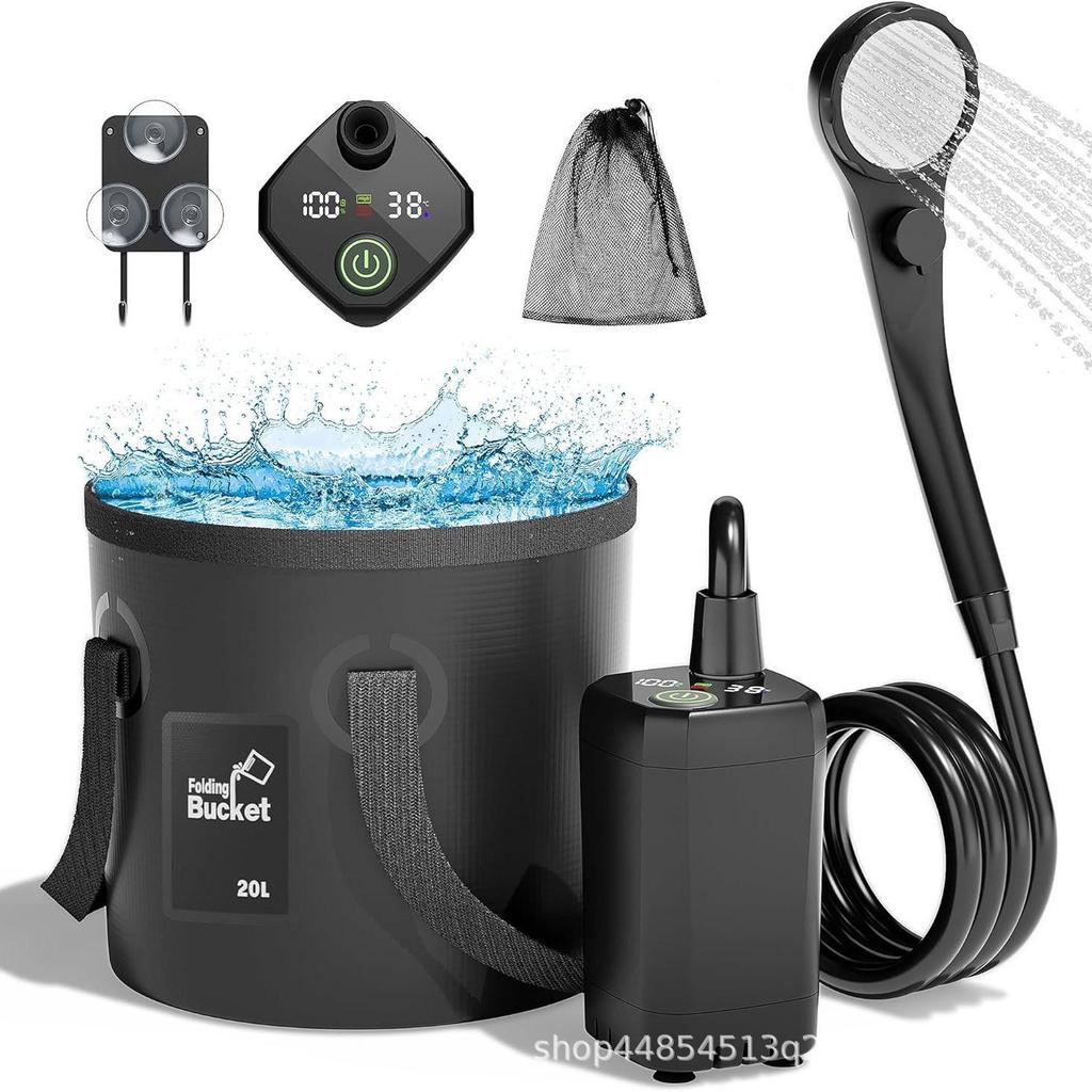 Portable Electric Shower Head Set for Outdoor and Home Use