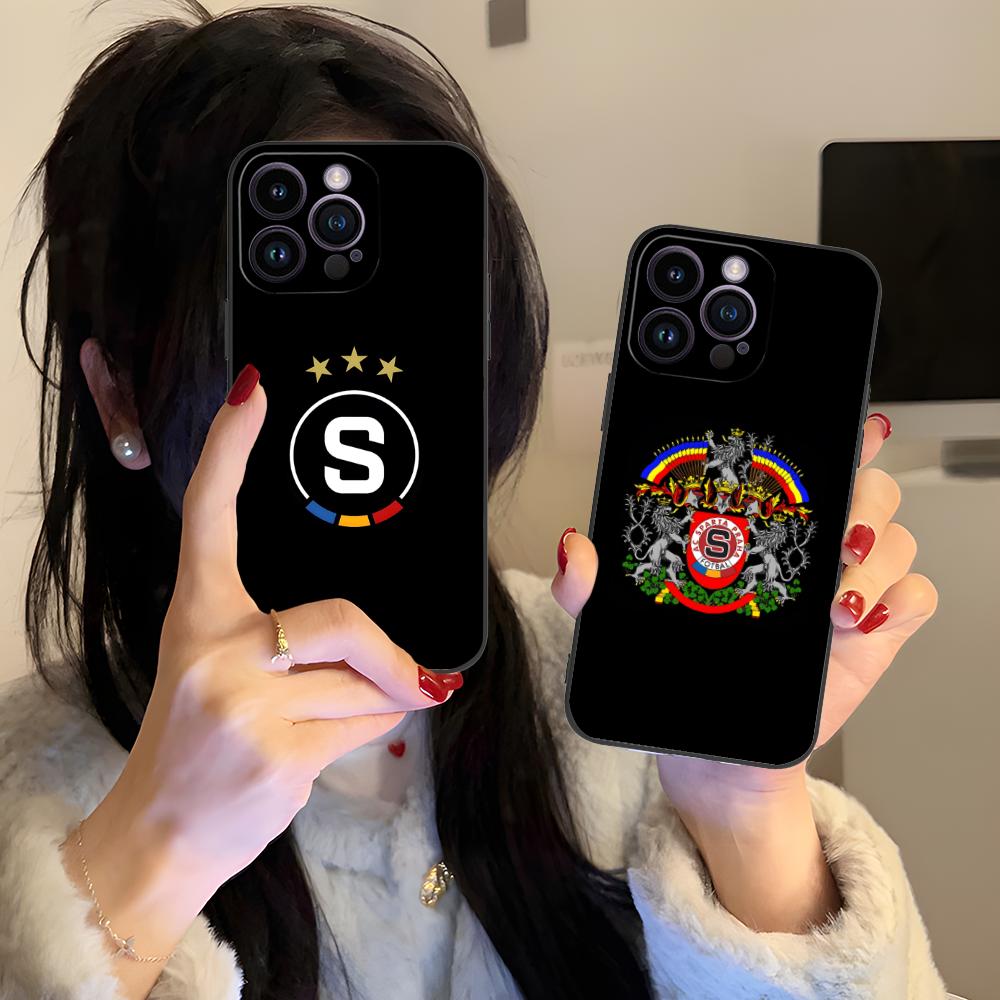 FC Sparta Praha Mobile Phone Case for iPhone 17 16 15 14 13 12 11 X XR XS 8 7 Pro Max Plus Mini Colour Protective Luxury Cover