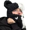 Knitted Full Face Ski Mask Winter Balaclava Face Cover for Outdoor Sports Novelty Knitting Beanie
