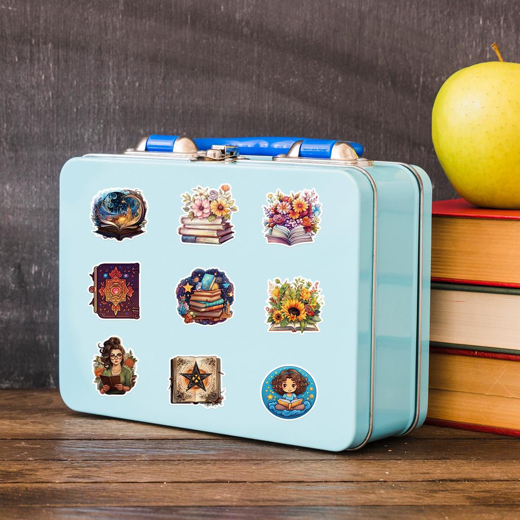 100 Magic Books Graffiti Stickers Car Mobile Phone Computer Decoration Stickers Waterproof Creative Children Cartoon Stickers
