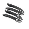 For Hyundai Sonata     ABS Chrome Carbon Fiber Black Car Door Handle Cover Trim Sticker Car Styling Accessories