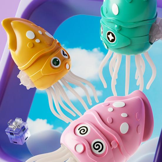 Dancing Octopus Toy Automatic Crawling Toy with Music Lights Smart Sensor Pet Toy Fun Birthday Gift for Kids