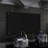 Day and Night - Day and Night Kitchen Splash Protection Black Tempered Glass 70x40 Cm