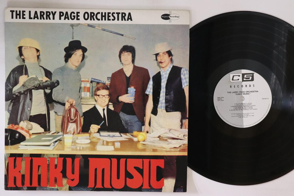 LP Record LARRY PAGE ORCHESTRA - Kinky Music C5521 C5 1988 UK Rock Used