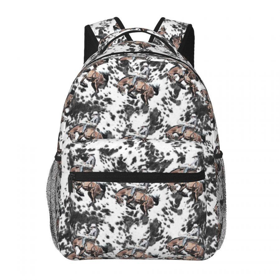 Printed Backpack Lightweight Large Capacity Casual Travel Daypack for Middle High School Students Kids Unisex