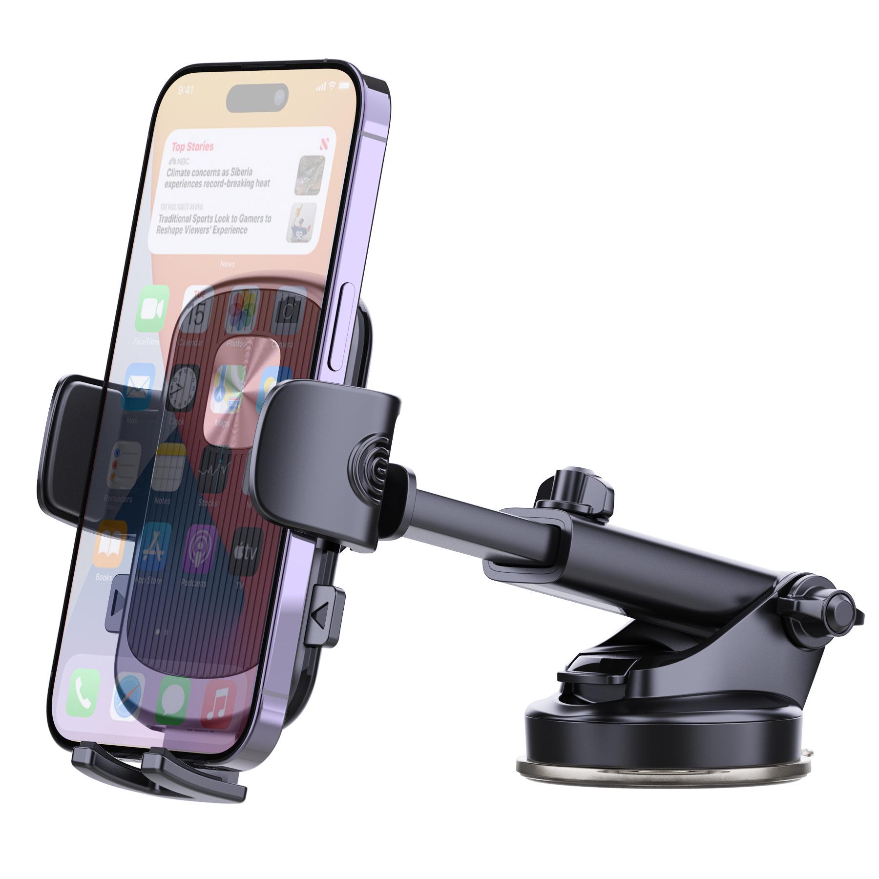 

Universal Car Dashboard Phone Holder with Suction Cup and 360° Rotation