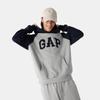 Gap Unisex Calligraphy Logo Raglan Hooded Sweatshirt