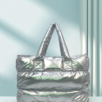Tuoluman Women's Soft Puffer Tote Bag