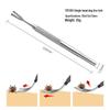 Stainless Steel Pet Lice & Tick Removal Tool - Flea Extractor & Cleaning Fork