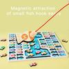 Wooden Magnetic Fishing Game Children's Early Education Letter Cognition Matching Desktop Game Educational Toy