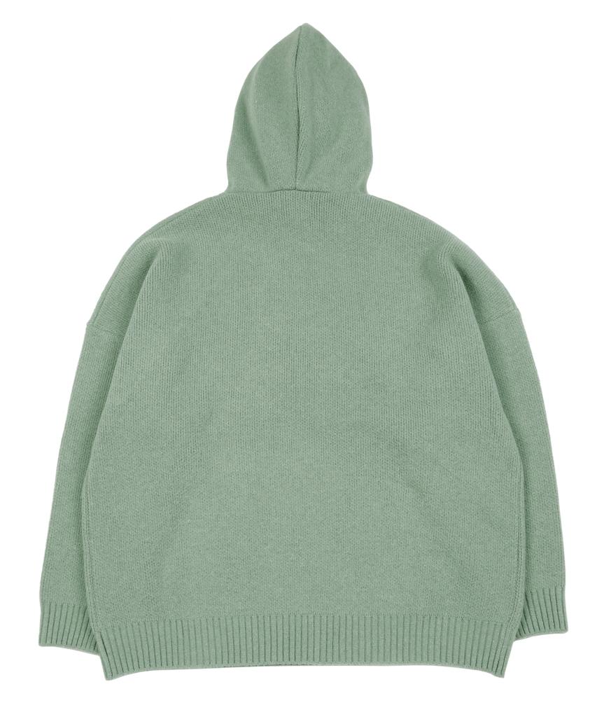 AJOBYAJO [Pba] Dbof Wool Knit Hoodie [Mint]