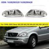 For 1998-2005 Mercedes-Benz ML320 ML350 ML420 ML500 (W163) Front Bumper Fog Light Lamp (Without Bulb) 1638200428 1638200328