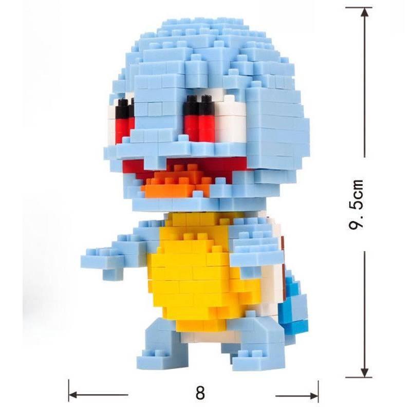 Anime Nano Mudkip Block Diamond Toy Mini Building Toy Pocket Monster