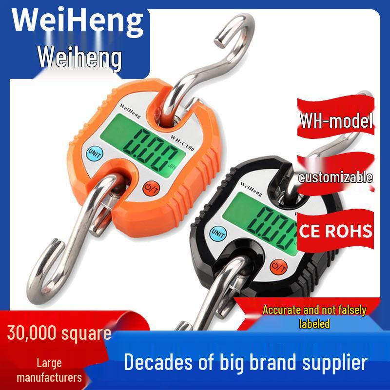 

WeiHeng WH-C100 Портативные электронные подвесные весы 150 кг Black English Version