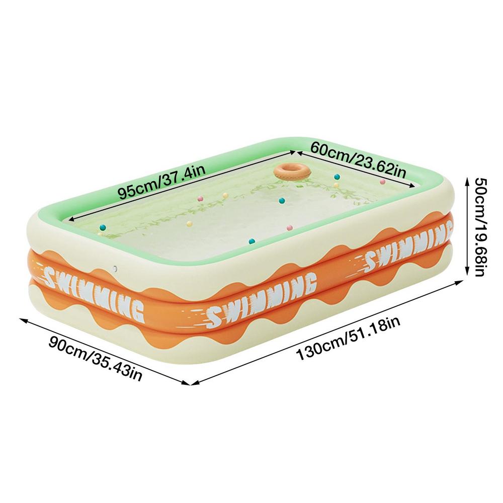 Надувной бассейн Семейный Взрослый Надувной бассейн Детские Детские бассейны Ванна для купания в помещении Водный бассейн Семейные Вечеринки Игрушки